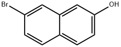 7-ブロモ-2-ナフトール 化学構造式
