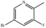 5-BROMO-3-FLUORO-2-METHYLPYRIDINE Structure