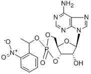 ADENOSINE 3',5'-CYCLIC MONOPHOSPHATE, P1-(2-NITROPHENYL)ETHYL ESTER Structure