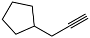 3-CYCLOPENTYL-1-PROPYNE Struktur