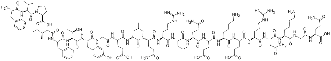 [LEU13]-MOTILIN PORCINE, 116283-54-6, 结构式
