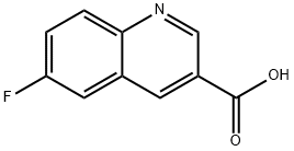 6-FLUOROQUINOLINE-3-CARBOXYLIC ACID Struktur