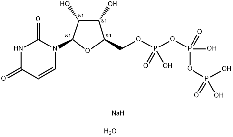 ウリジン 5′-三リン酸 三ナトリウム塩 二水和物 化学構造式