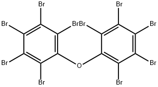 デカブロモジフェニルエーテル 化学構造式