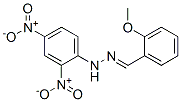 2-メトキシベンズアルデヒド2,4-ジニトロフェニルヒドラゾン 化学構造式