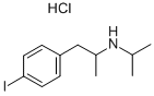 4-IODO-N-ISOPROPYLAMPHETAMINE HYDROCHLORIDE 化学構造式