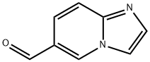 イミダゾ[1,2-A]ピリジン-6-カルバルデヒド 化学構造式