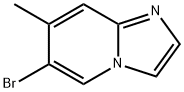 6-溴-7-甲基咪唑并[1,2-a]吡啶,116355-18-1,结构式