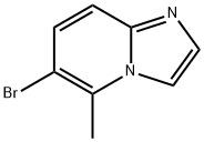 6-溴-5-甲基咪唑并[1,2-A]吡啶, 116355-19-2, 结构式