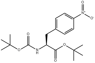N-BOC-4-NITRO-L-PHENYLALANINE-T-BUTYL ESTER Struktur