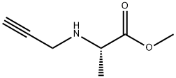 L-Alanine, N-2-propynyl-, methyl ester (9CI) Struktur