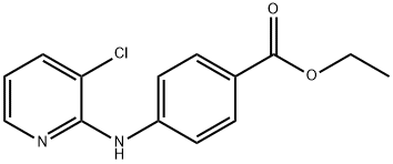 ethyl 4-[(3-chloropyridin-2-yl)amino]benzoate Struktur