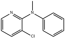 3-chloro-N-methyl-N-phenylpyridin-2-
amine Structure