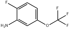 2-氟-3-(三氟甲氧基)苯胺 结构式