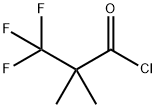 3,3,3-トリフルオロ-2,2-ジメチルプロパノイルクロリド 化学構造式