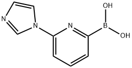 6-(IMidazol-1-yl)pyridine-2-boronic acid Structure