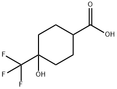 4-羟基-4-(三氟甲基)环己烷羧酸,1163729-47-2,结构式