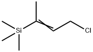((E)-3-CHLORO-1-METHYLPROPENYL)TRIMETHYLSILANE Struktur
