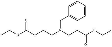 ethyl 4-(benzyl(3-ethoxy-3-oxopropyl)aMino)butanoate Struktur