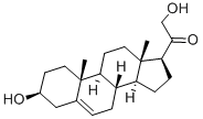 21-ヒドロキシプレゲノロン 化学構造式
