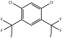 2,4-ビス(トリフルオロメチル)-1,5-ジクロロベンゼン 化学構造式