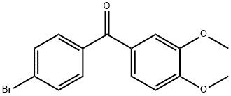 3,4-DIMETHOXY-4'-BROMOBENZOPHENONE Structure