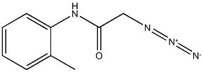 2-Azido-N-(2-methylphenyl)acetamide Structure