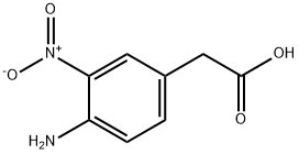 4-氨基-3-硝基苯乙酸,116435-82-6,结构式