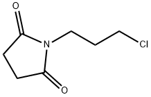 1-(3-クロロプロピル)ピロリジン-2,5-ジオン 化学構造式