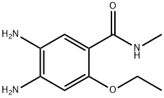 Benzamide, 4,5-diamino-2-ethoxy-N-methyl- (9CI) Struktur