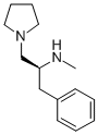 (S)-METHYL-(2-PHENYL-1-PYRROLIDIN-1-YLMETHYL-ETHYL)-AMINE
 化学構造式