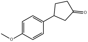 3-(4-METHOXYPHENYL)CYCLOPENTANONE Struktur