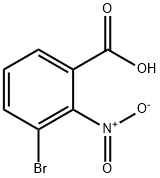 3-溴-2-硝基苯甲酸 结构式