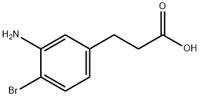 3-氨基-4-溴苯丙酸, 116530-55-3, 结构式