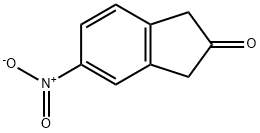 5-ニトロ-2-インダノン 化学構造式