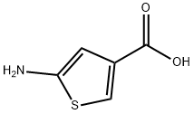 3-Thiophenecarboxylicacid,5-amino- Struktur