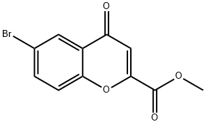 METHYL 6-BROMO-4-OXO-4H-CHROMENE-2-CARBOXYLATE Structure