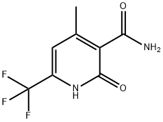 2-Hydroxy-4-methyl-6-(trifluoromethyl)nicotinamide Struktur