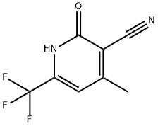 2-HYDROXY-4-METHYL-6-TRIFLUOROMETHYL-NICOTINNITRILE 化学構造式