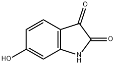 6-HYDROXY-INDOLE-2,3-DIONE Structure