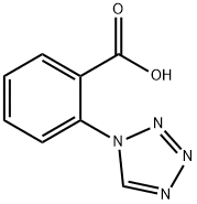 2-(1H-四唑-1-基)苯甲酸 结构式