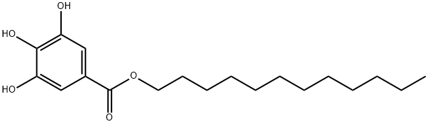 没食子酸ドデシル 化学構造式
