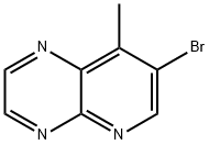 7-溴-8-甲基吡啶并[2,3-B〕吡嗪 结构式