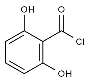 2,6-二羟基苯甲酰氯,116615-34-0,结构式
