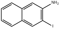 2-氨基-3-碘萘 结构式