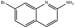 2-氨基-7-溴喹啉 结构式