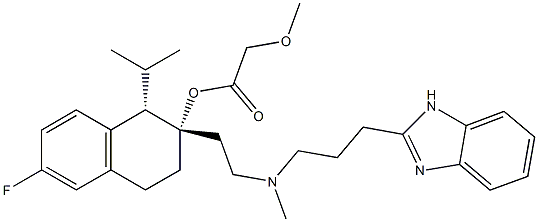 MIBEFRADIL DIHYDROCHLORIDE Structure