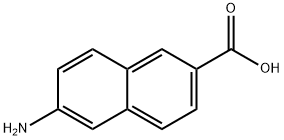 6-氨基-2-萘酸, 116668-47-4, 结构式