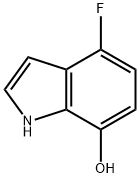4-氟-1H-吲哚-7-醇, 1167056-43-0, 结构式