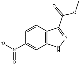6-硝基-吲唑-3-羧酸甲酯, 1167056-71-4, 结构式